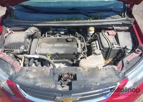 2017 Chevrolet Sonic Lt Auto из США, поврежденный, VIN 1G1JD5SG8H4114342